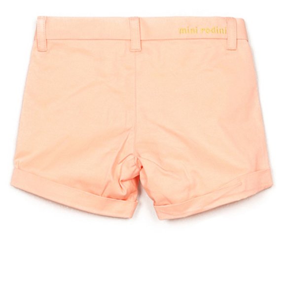 Mini Rodini Chino Shorts Salmon - Picture 2 of 5